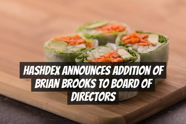 Hashdex Announces Addition of Brian Brooks to Board of Directors