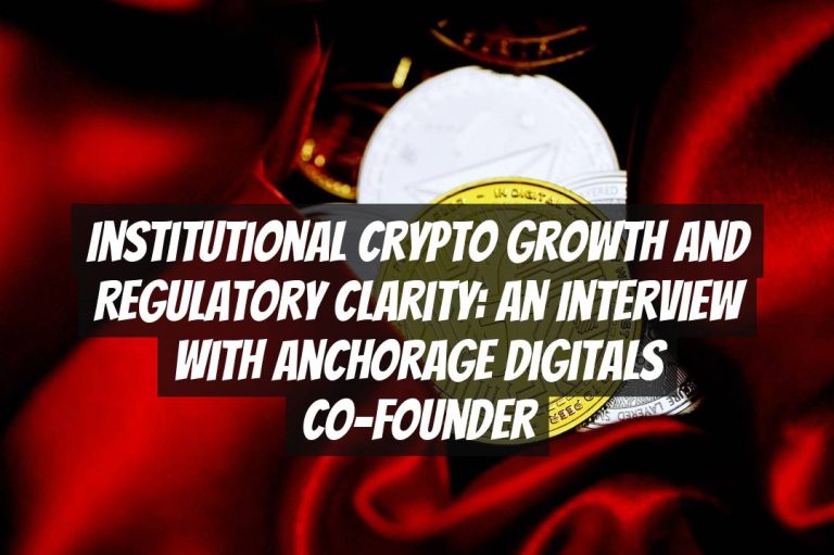 Institutional Crypto Growth and Regulatory Clarity: An Interview with Anchorage Digitals Co-Founder