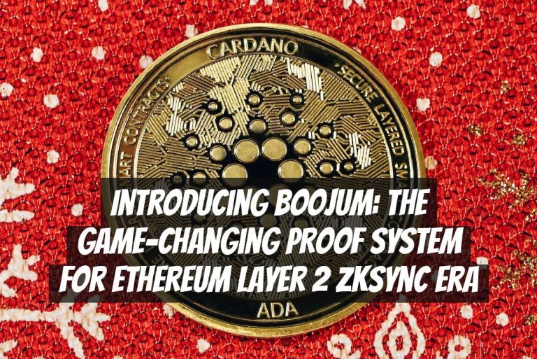 Introducing Boojum: The Game-Changing Proof System for Ethereum Layer 2 zkSync Era