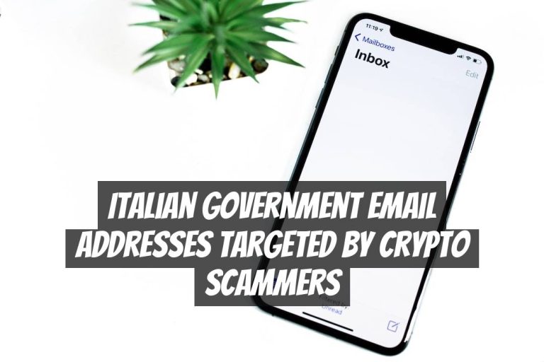 Italian Government Email Addresses Targeted by Crypto Scammers