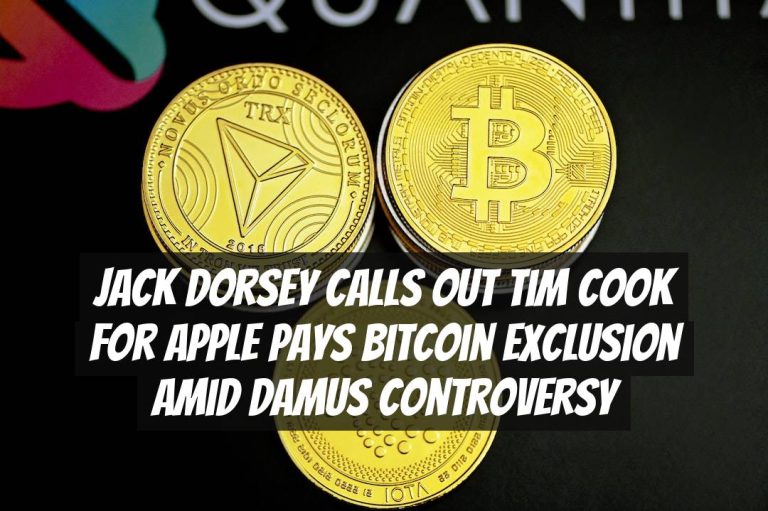 Jack Dorsey Calls Out Tim Cook for Apple Pays Bitcoin Exclusion Amid Damus Controversy