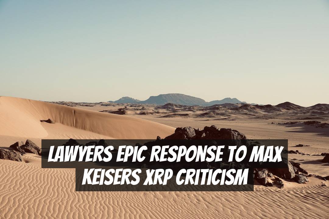 Lawyers Epic Response to Max Keisers XRP Criticism