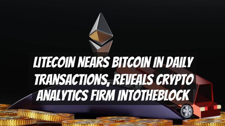 Litecoin Nears Bitcoin in Daily Transactions, Reveals Crypto Analytics Firm IntoTheBlock
