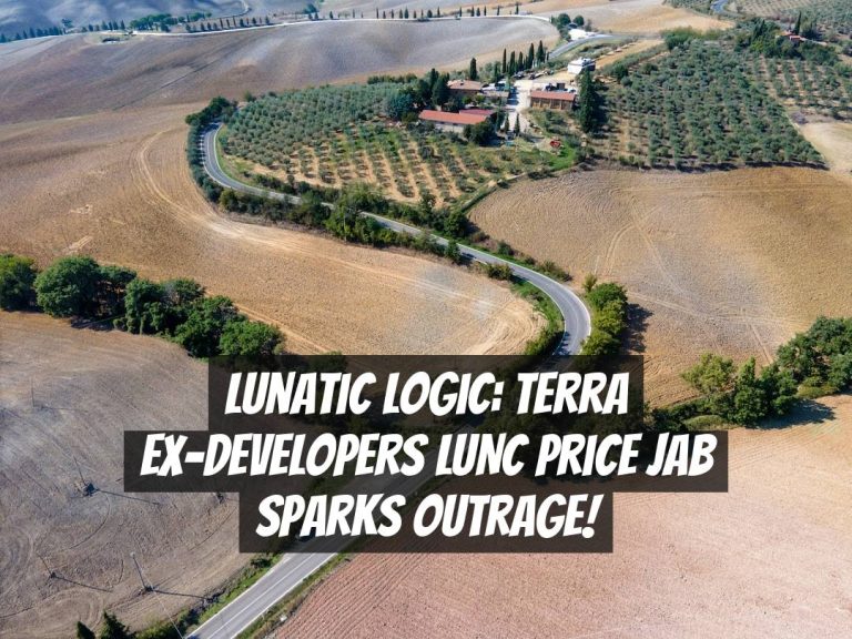 Lunatic Logic: Terra Ex-Developers LUNC Price Jab Sparks Outrage!