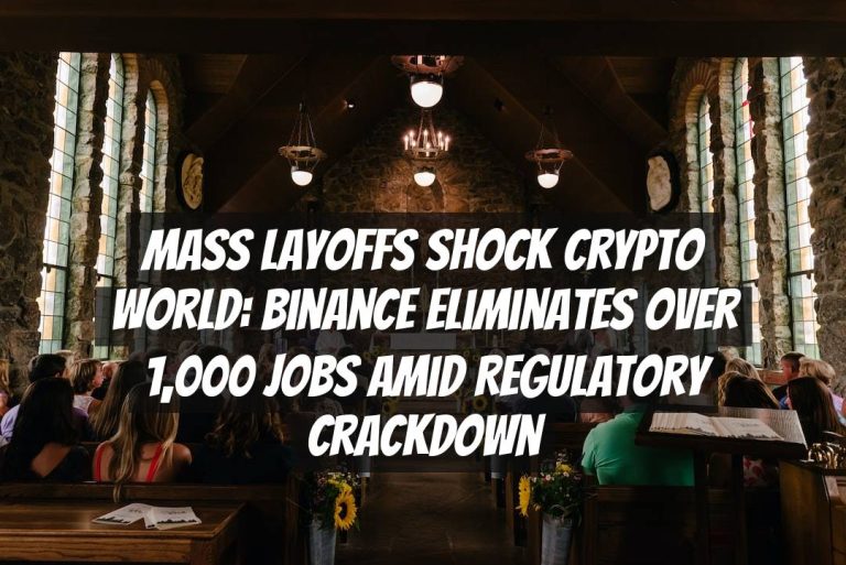Mass layoffs shock crypto world: Binance eliminates over 1,000 jobs amid regulatory crackdown