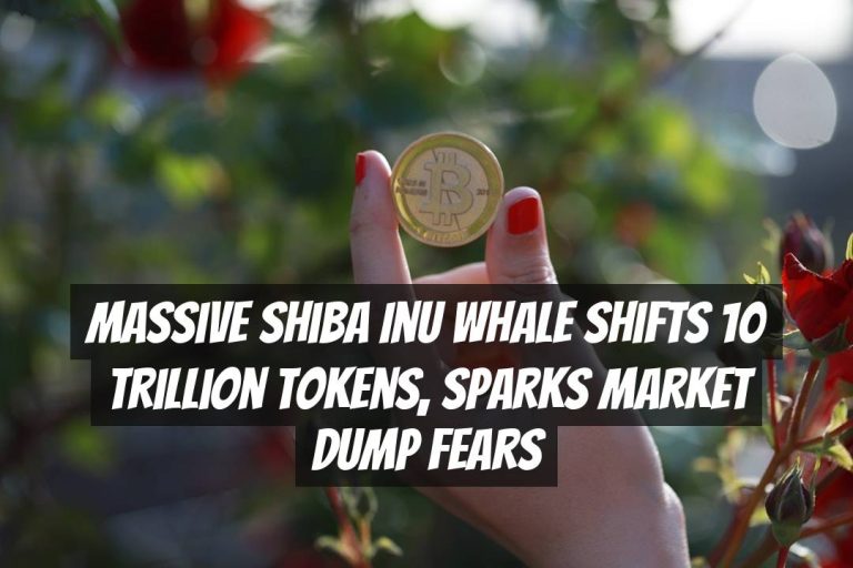 Massive Shiba Inu Whale Shifts 10 Trillion Tokens, Sparks Market Dump Fears