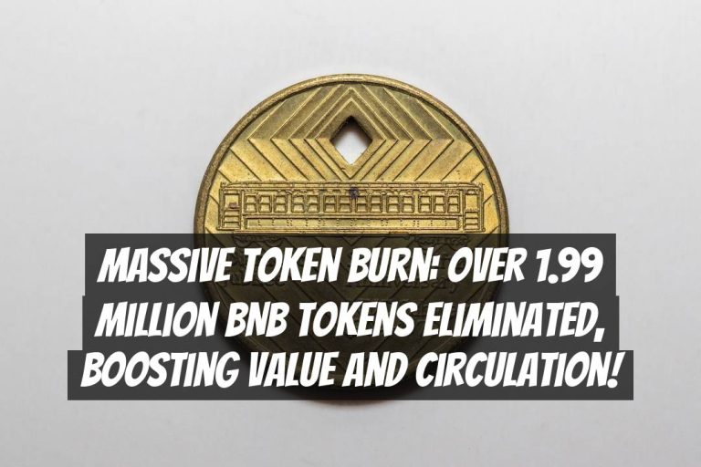Massive Token Burn: Over 1.99 Million BNB Tokens Eliminated, Boosting Value and Circulation!