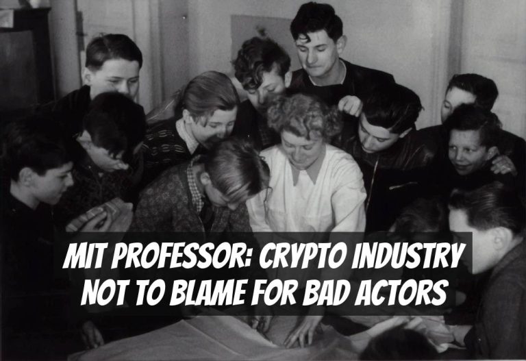 MIT Professor: Crypto Industry Not to Blame for Bad Actors