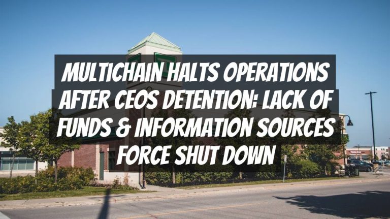 Multichain Halts Operations After CEOs Detention: Lack of Funds & Information Sources Force Shut Down