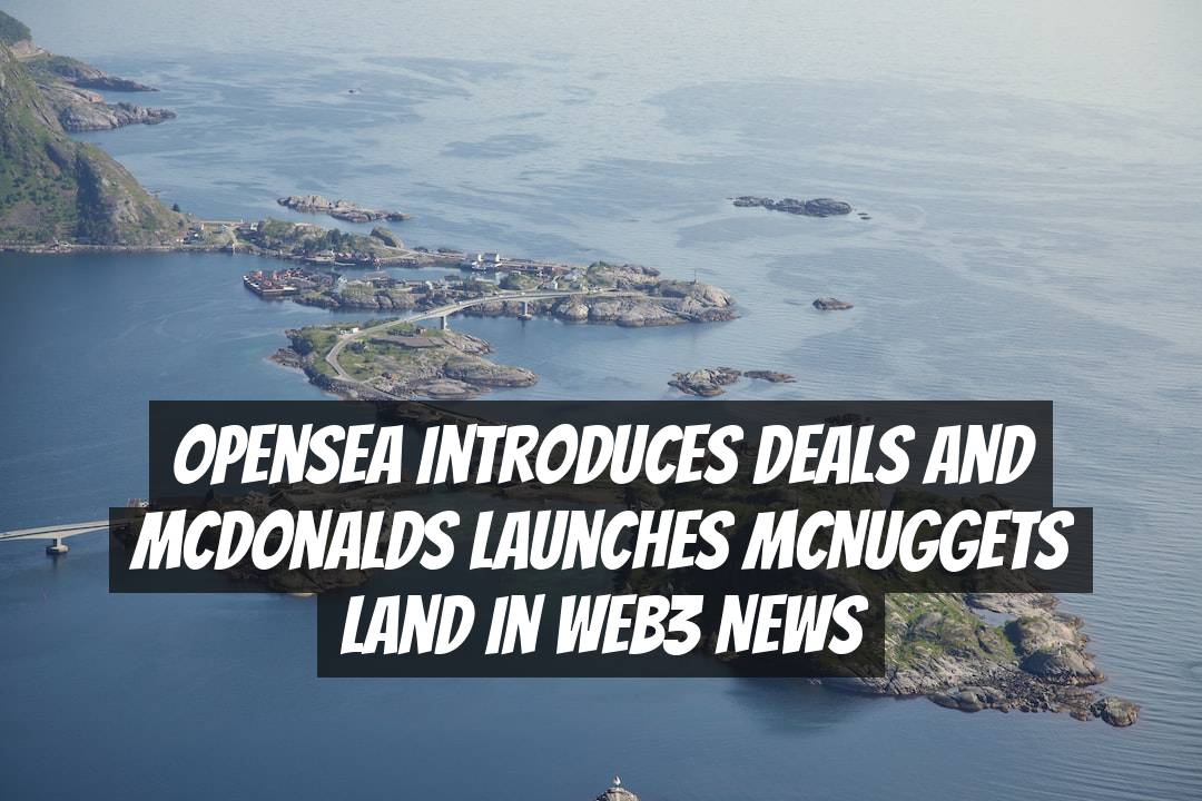 OpenSea Introduces Deals and McDonalds Launches McNuggets Land in Web3 News
