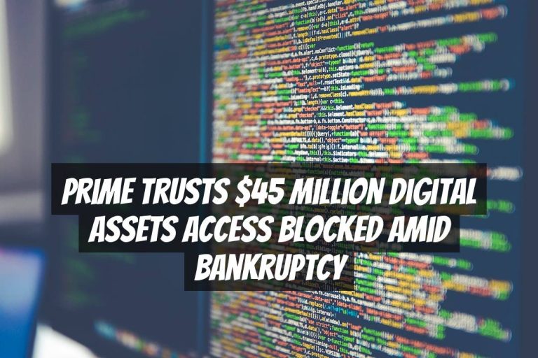 Prime Trusts $45 Million Digital Assets Access Blocked Amid Bankruptcy