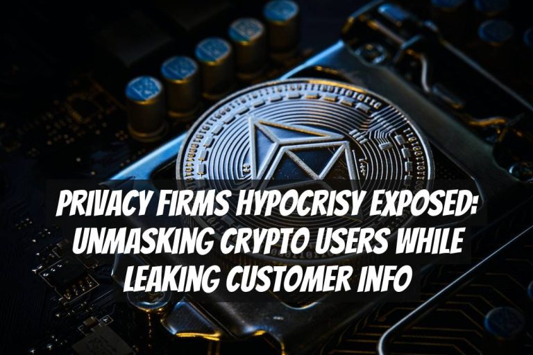 Privacy Firms Hypocrisy Exposed: Unmasking Crypto Users While Leaking Customer Info
