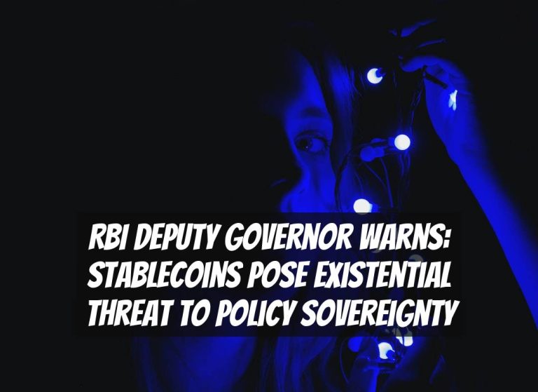 RBI Deputy Governor Warns: Stablecoins Pose Existential Threat to Policy Sovereignty