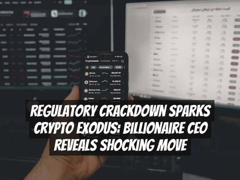Regulatory Crackdown Sparks Crypto Exodus: Billionaire CEO Reveals Shocking Move