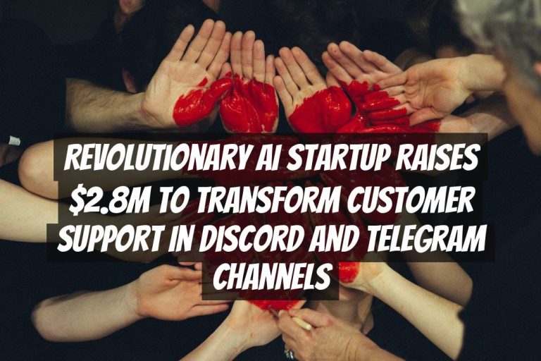 Revolutionary AI Startup Raises $2.8M to Transform Customer Support in Discord and Telegram Channels