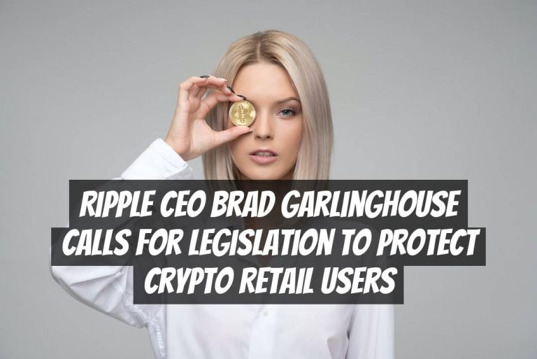 Ripple CEO Brad Garlinghouse Calls for Legislation to Protect Crypto Retail Users
