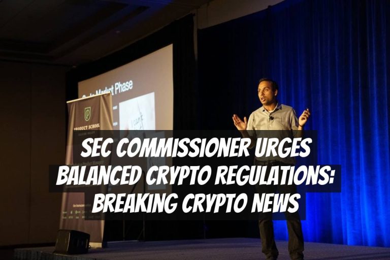 SEC Commissioner Urges Balanced Crypto Regulations: Breaking Crypto News