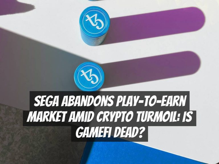 SEGA Abandons Play-to-Earn Market Amid Crypto Turmoil: Is GameFi Dead?