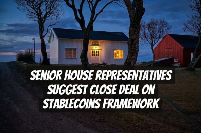 Senior House Representatives Suggest Close Deal on Stablecoins Framework