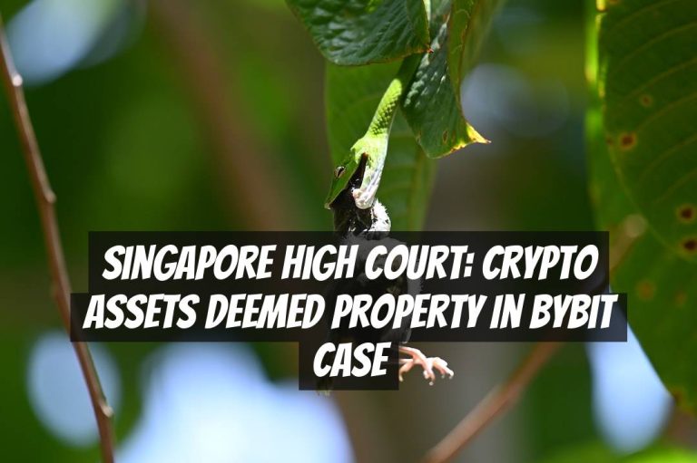 Singapore High Court: Crypto Assets Deemed Property in Bybit Case
