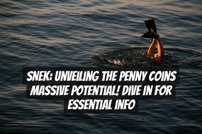 SNEK: Unveiling the Penny Coins Massive Potential! Dive in for Essential Info