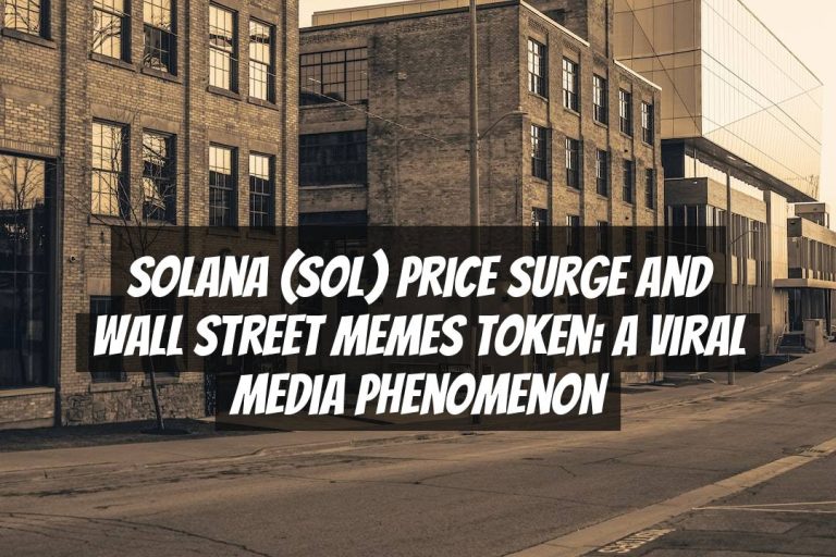 Solana (SOL) Price Surge and Wall Street Memes Token: A Viral Media Phenomenon