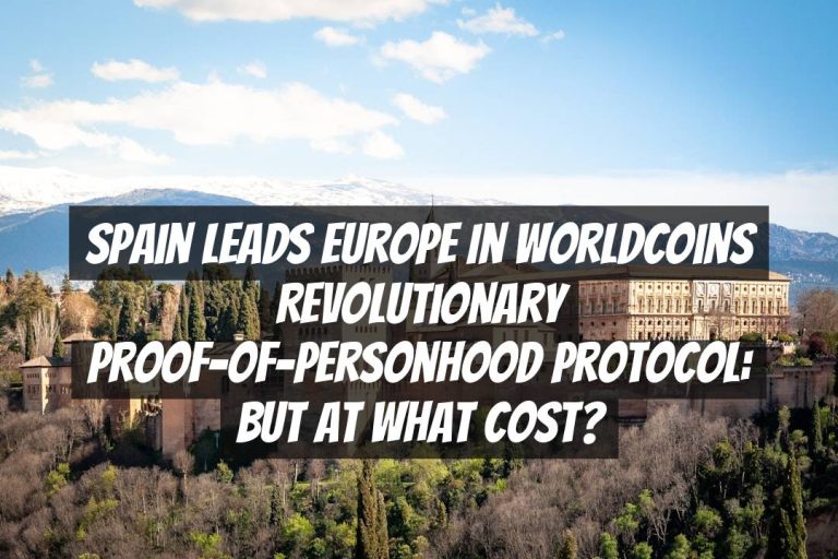 Spain Leads Europe in Worldcoins Revolutionary Proof-of-Personhood Protocol: But at What Cost?