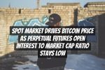 Spot Market Drives Bitcoin Price as Perpetual Futures Open Interest to Market Cap Ratio Stays Low