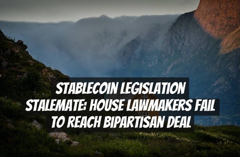 Stablecoin Legislation Stalemate: House Lawmakers Fail to Reach Bipartisan Deal