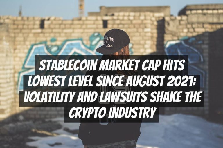 Stablecoin Market Cap Hits Lowest Level Since August 2021: Volatility and Lawsuits Shake the Crypto Industry