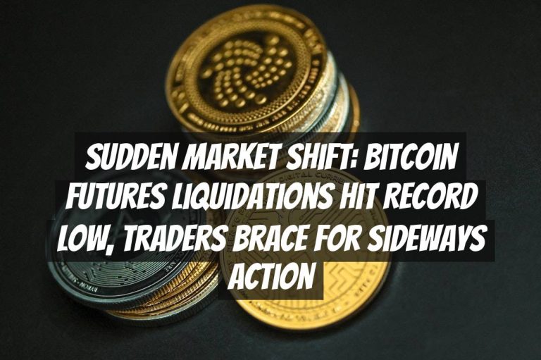 Sudden Market Shift: Bitcoin Futures Liquidations Hit Record Low, Traders Brace for Sideways Action