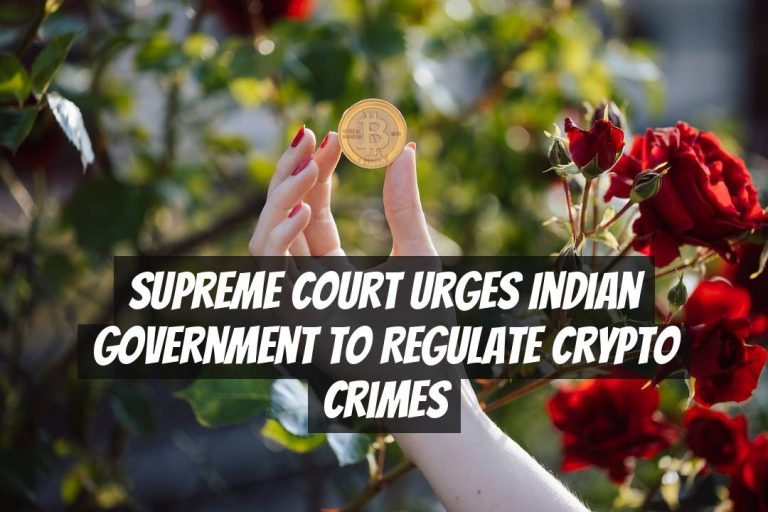Supreme Court Urges Indian Government to Regulate Crypto Crimes