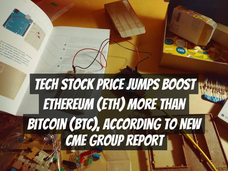 Tech Stock Price Jumps Boost Ethereum (ETH) More Than Bitcoin (BTC), According to New CME Group Report