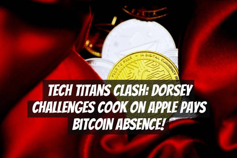 Tech Titans Clash: Dorsey Challenges Cook on Apple Pays Bitcoin Absence!