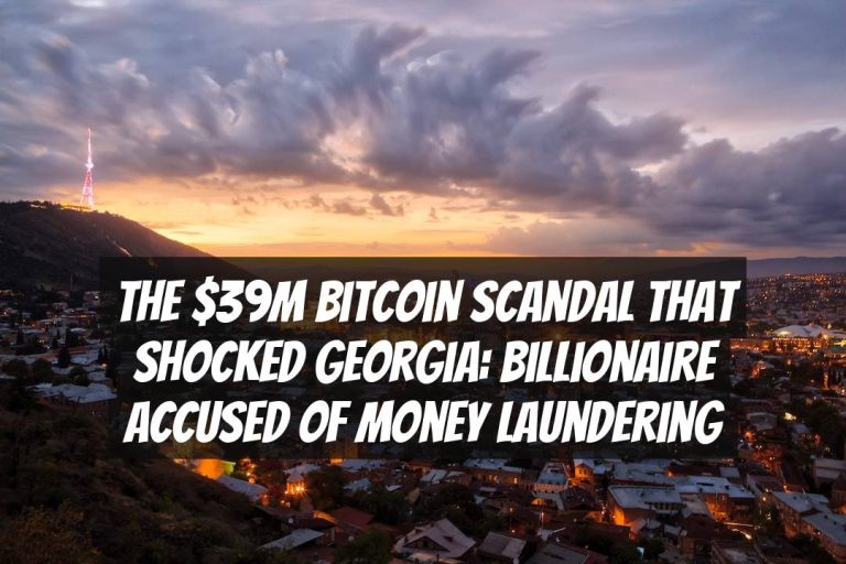 The $39M Bitcoin Scandal that Shocked Georgia: Billionaire Accused of Money Laundering