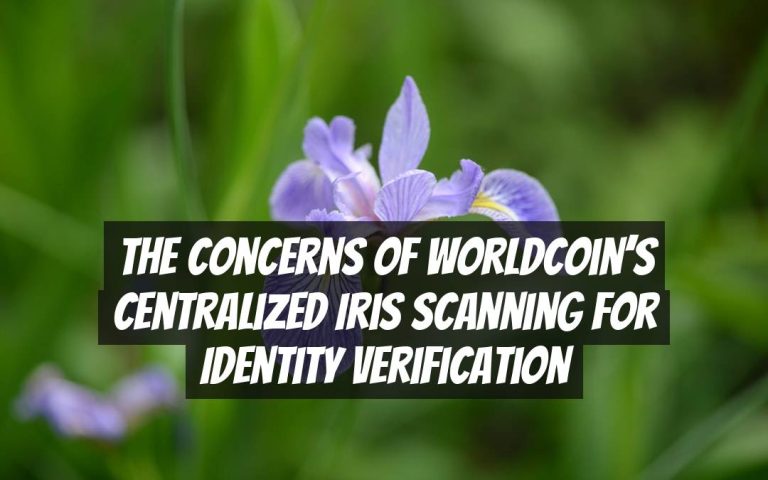 The Concerns of WorldCoin’s Centralized Iris Scanning for Identity Verification