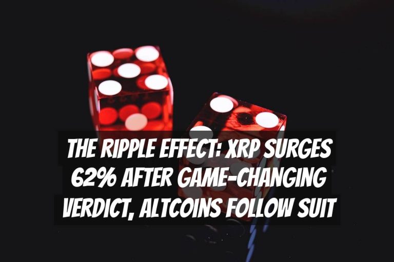The Ripple Effect: XRP Surges 62% After Game-Changing Verdict, Altcoins Follow Suit