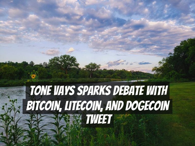 Tone Vays Sparks Debate with Bitcoin, Litecoin, and Dogecoin Tweet
