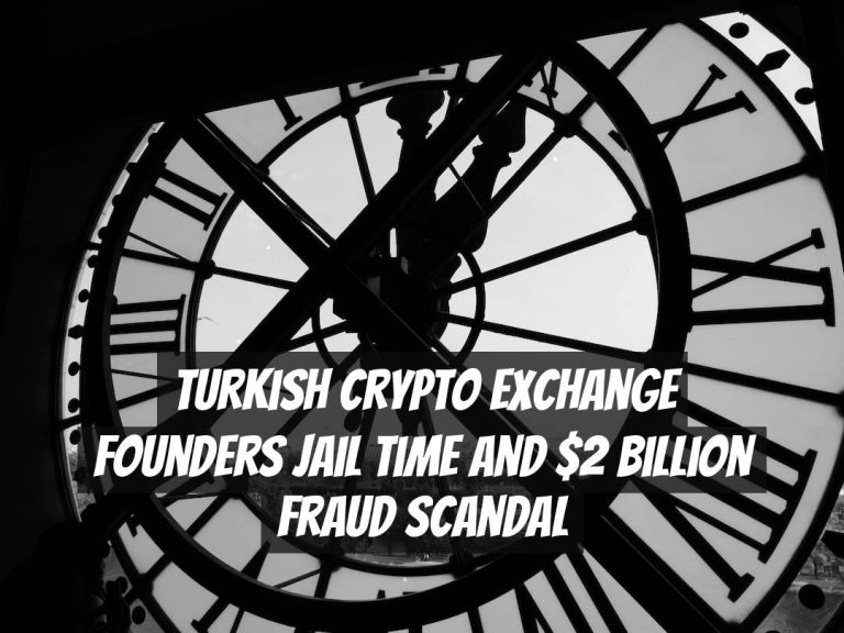 Turkish Crypto Exchange Founders Jail Time and $2 Billion Fraud Scandal