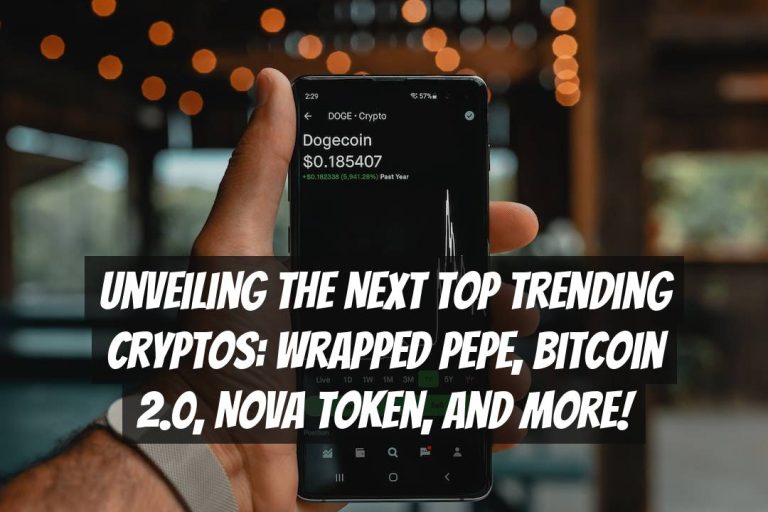 Unveiling the Next Top Trending Cryptos: Wrapped Pepe, Bitcoin 2.0, Nova Token, and More!