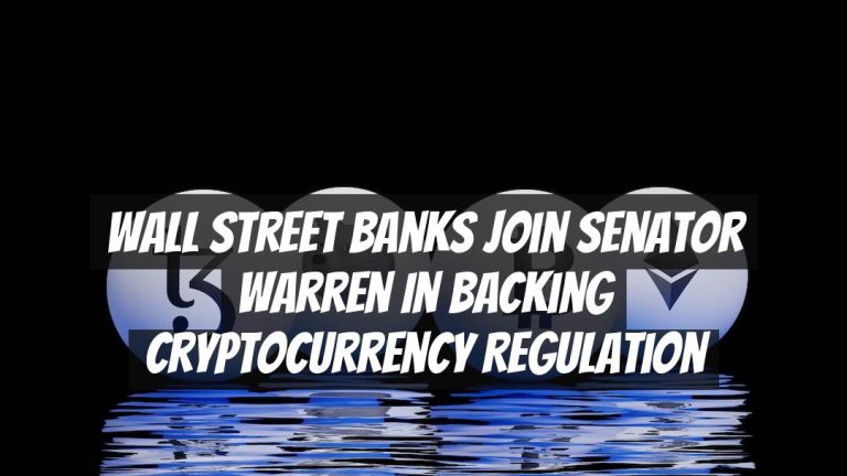 Wall Street Banks Join Senator Warren in Backing Cryptocurrency Regulation