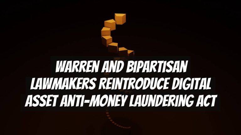 Warren and bipartisan lawmakers reintroduce Digital Asset Anti-Money Laundering Act