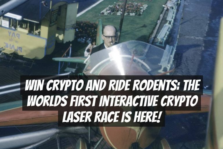 Win Crypto and Ride Rodents: The Worlds First Interactive Crypto Laser Race is Here!