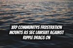 XRP Communitys Frustration Mounts as SEC Lawsuit Against Ripple Drags On