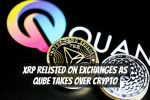 XRP Relisted on Exchanges as QUBE Takes Over Crypto