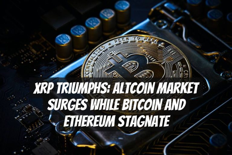 XRP Triumphs: Altcoin Market Surges While Bitcoin and Ethereum Stagnate